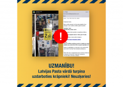 WARNING – beware of scammers!